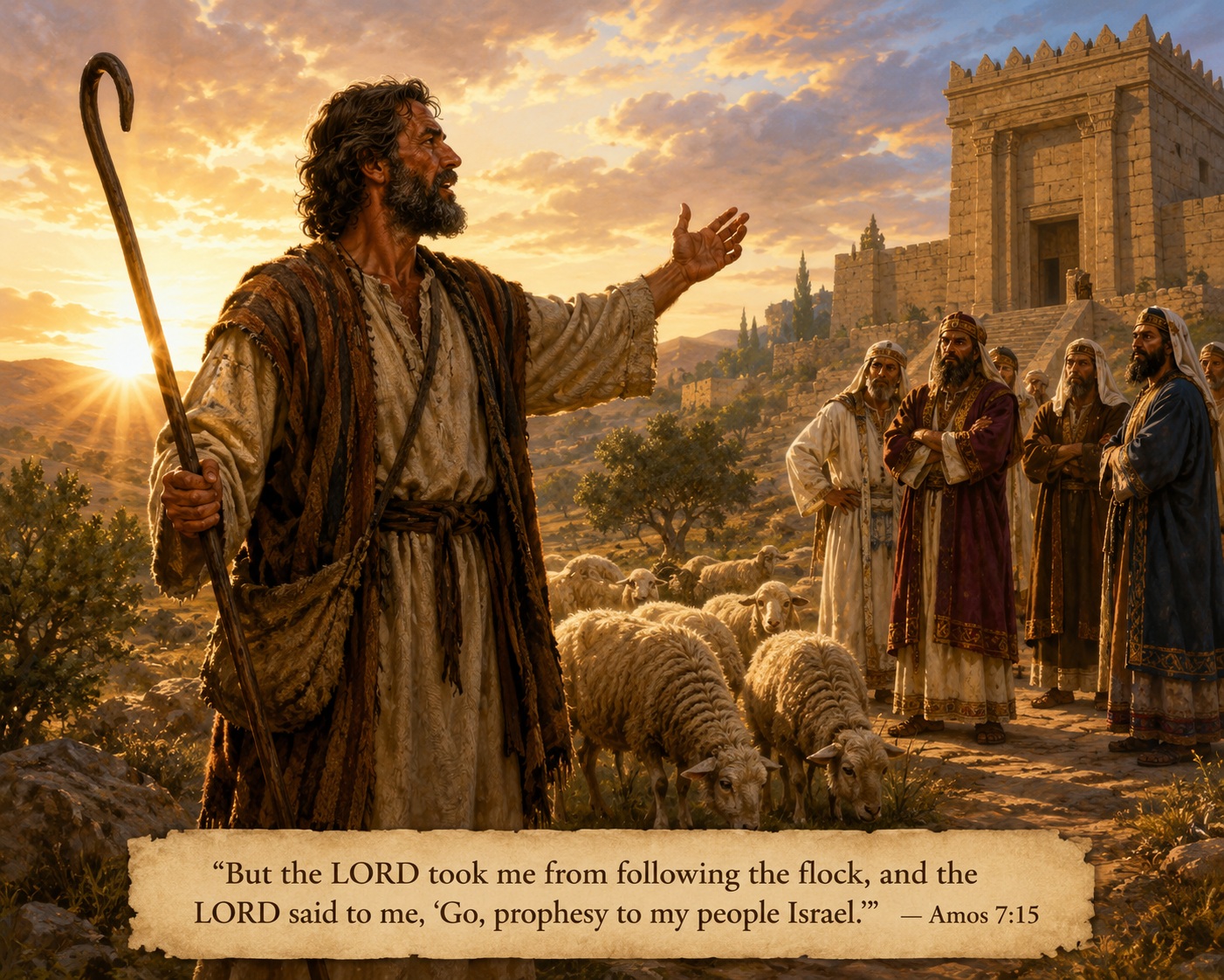Amos the shepherd called by God
