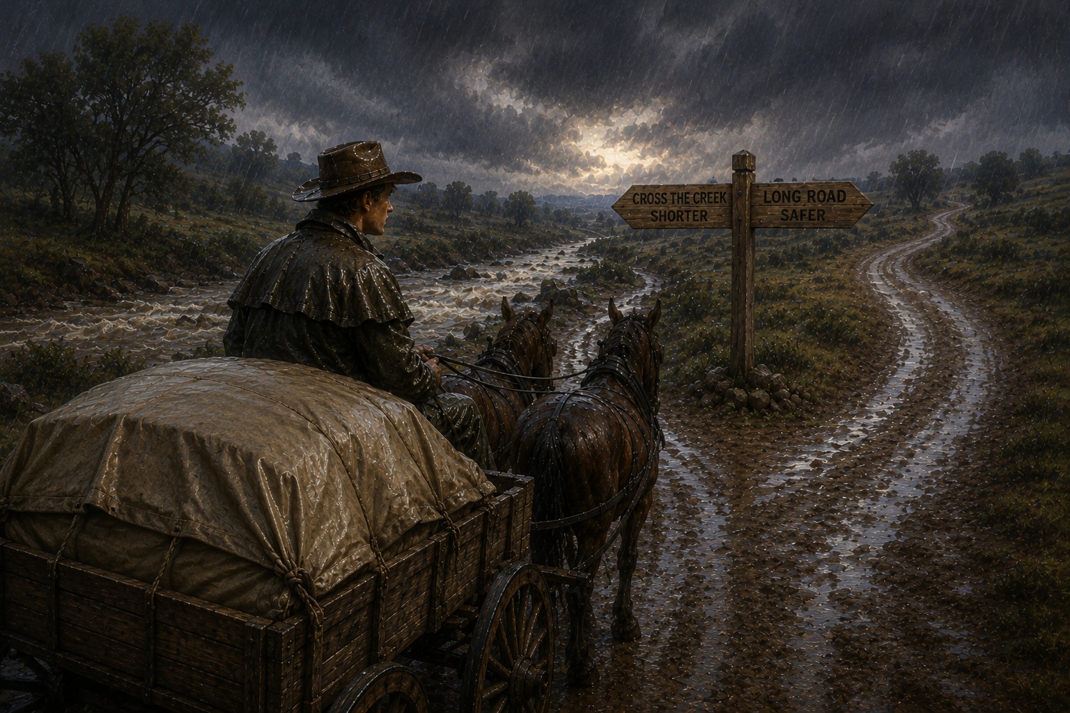 Hank Bringing Supplies to the Ranch