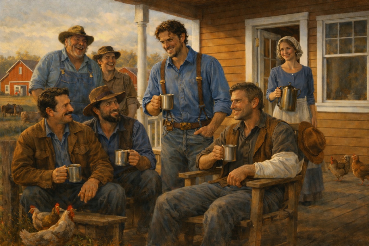 Jake and Colt Learning Morgan's Secret'.