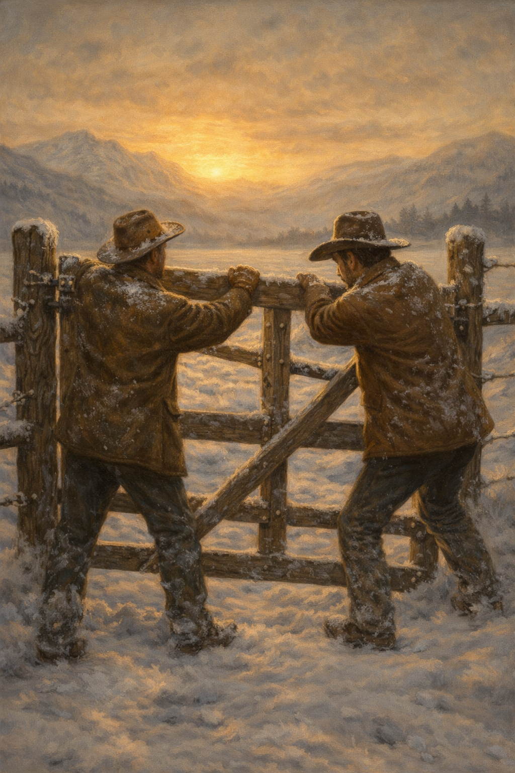 Jake and Matt Repairing a Gate